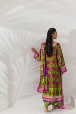 SHK-1680 (4) Silk Block Print Kaftan