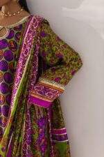 SHK-1680 (5) Silk Block Print Kaftan