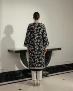 Black Embroidered Kurta Set