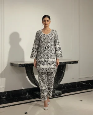 Monochrome Printed Co-ord Set