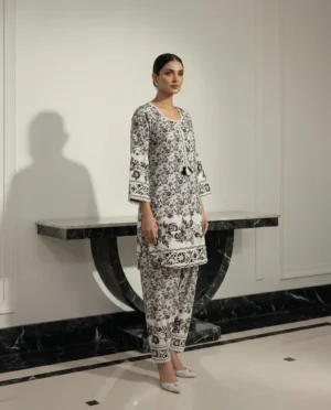 Monochrome Printed Co-ord Set