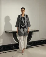 Noir Heritage Suit (2) Black and White Cotton Suit