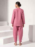 Generated Image August 03, 2026 - 6_42PM (1) Rose Pink Linen Shirt & Barrel Shalwar